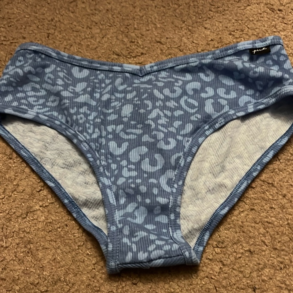 Nwt blue Victoria’s Secret pink panty size medium